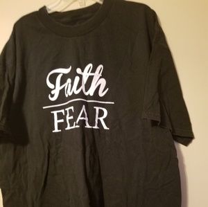 Men's black tee